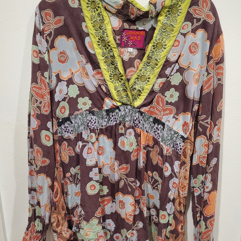 Johnny Was long sleeved Blouse